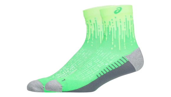 Asics Cushioned Performance Sock Quarter - Vital Green