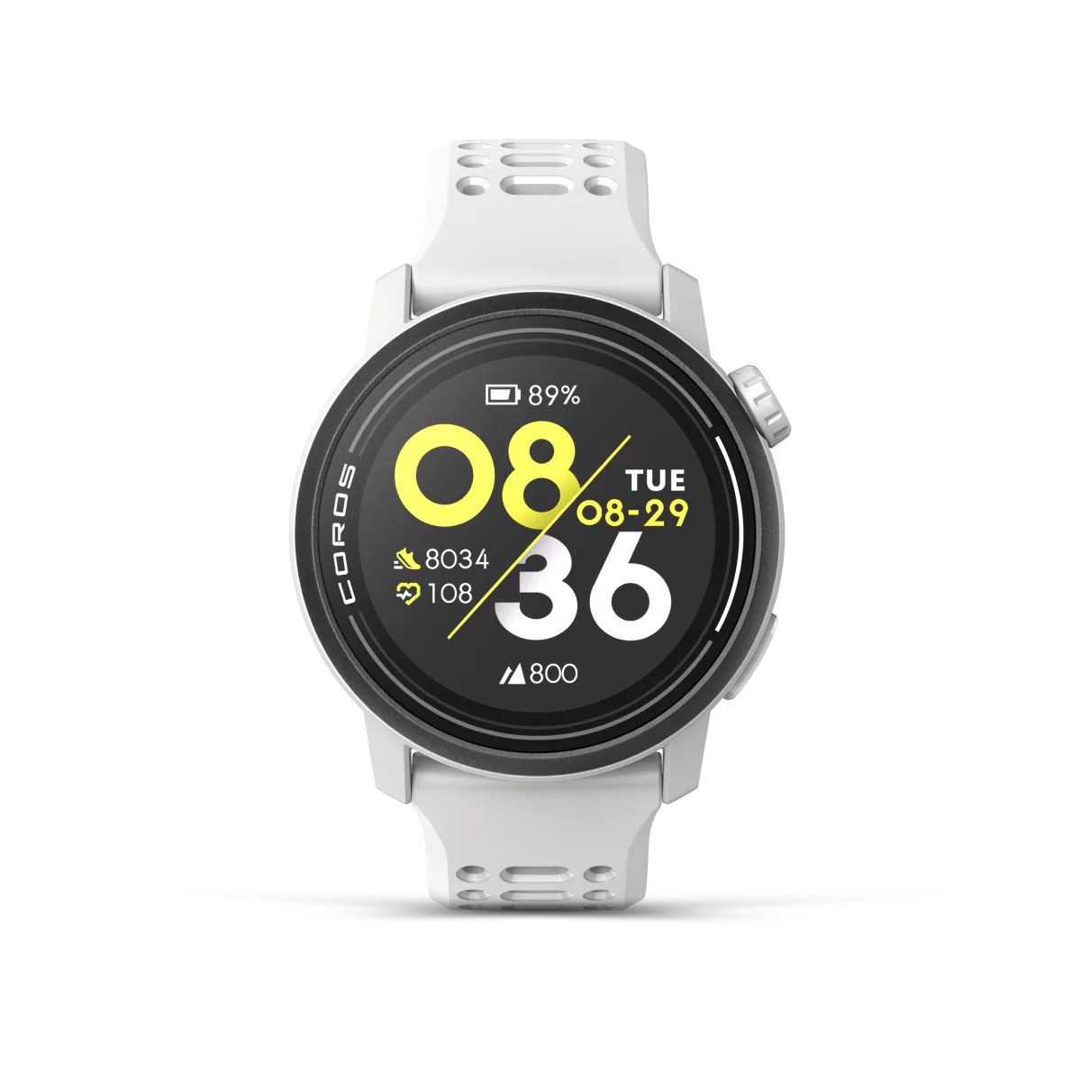 Coros Pace 3 GPS Sportswatch - White / Silicone Band - Image 3
