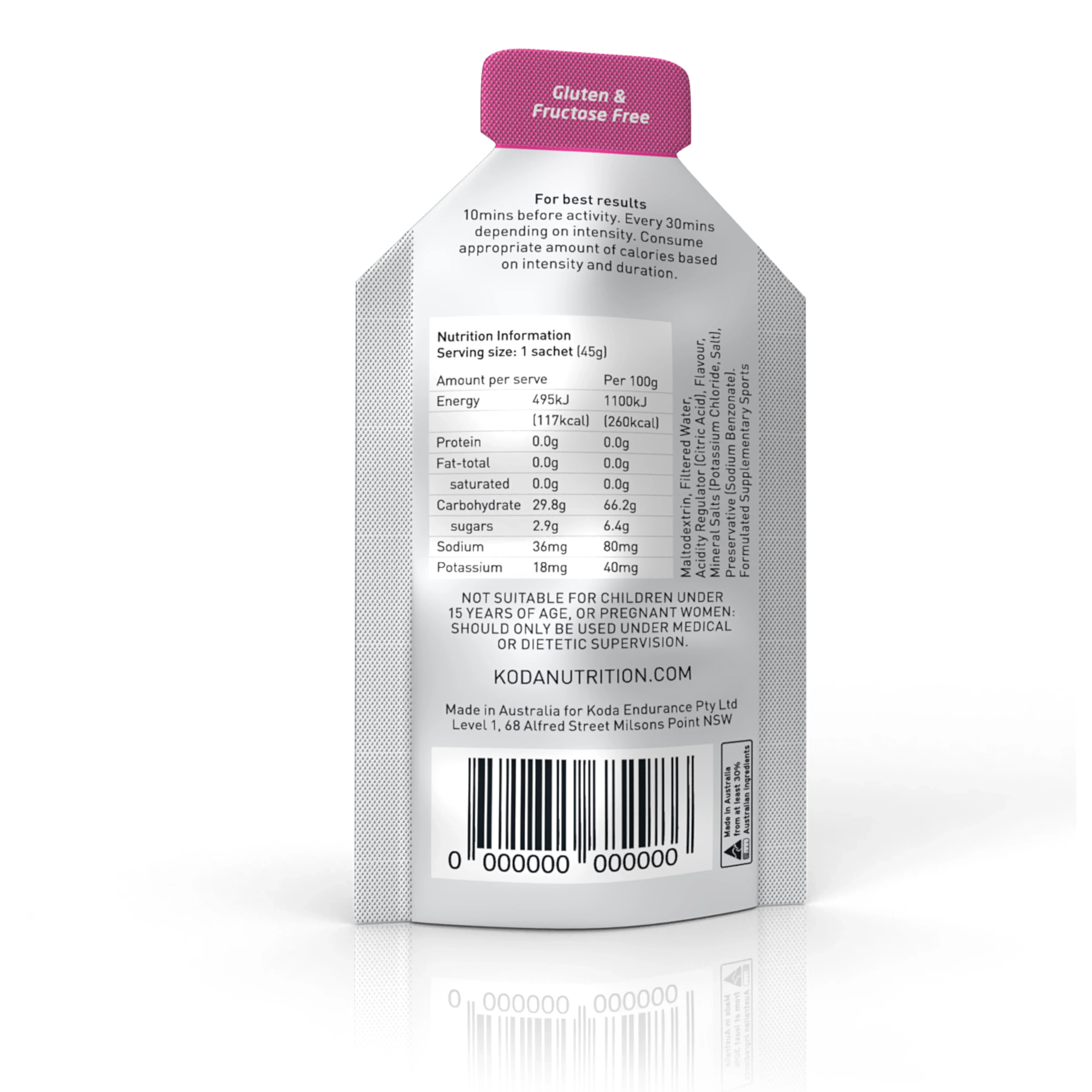 KODA Energy Gel - Wild Berry - Image 2