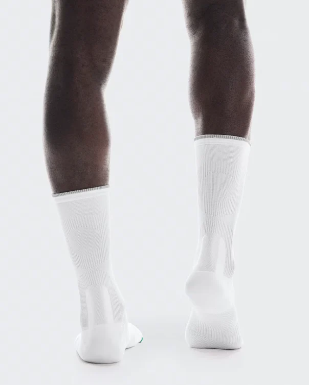 On Elite Run Sock High - White / Ivory - Image 3