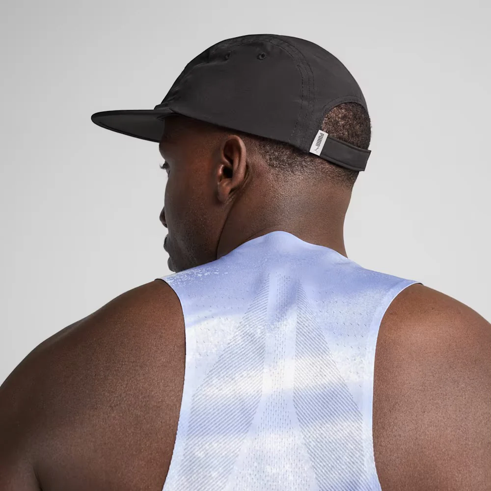 Puma Ess Running 5 Panel Cap - Puma Black - Image 3