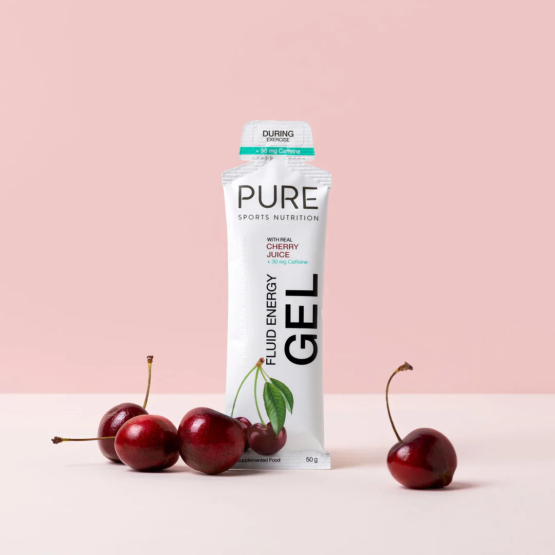 Pure Fluid Energy Gel 50g - Cherry  Juice Caffeine - Image 2