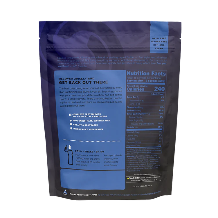 Tailwind Recovery Mix - Vanilla - Image 2